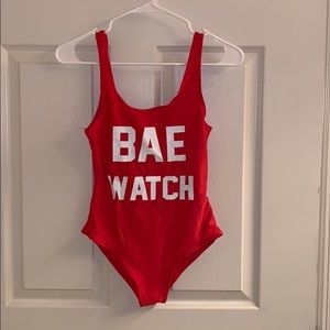 Bae Watch Bodysuit . Never worn size small